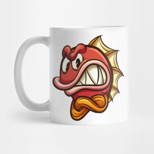 Red angry fish Mug